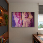 Quadro Decorativo Conceito Nu Artistico Com Moldura E Vidro P