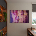 Quadro Decorativo Conceito Nu Artistico Com Moldura E Vidro P