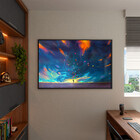 Quadro Decorativo Conceito Paint Ballons Com Moldura E Vidro