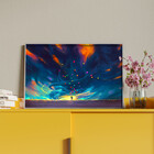 Quadro Decorativo Conceito Paint Ballons Com Moldura Prata -