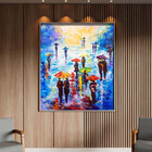 Quadro Decorativo Conceito Passeio Com Moldura E Vidro Prata