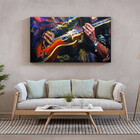 Quadro Decorativo Conceito Play Guitar - 120x80 Cm