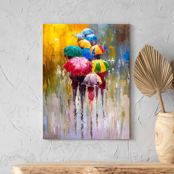 Quadro Decorativo Conceito Rainy Days - 200x100 Cm