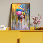 Quadro Decorativo Conceito Rainy Days Com Moldura E Vidro Dou