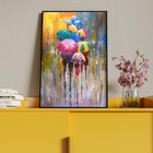 Quadro Decorativo Conceito Rainy Days Com Moldura E Vidro Pre