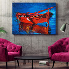 Quadro Decorativo Conceito Red Boat - 120x80 Cm