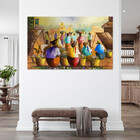 Quadro Decorativo Conceito Vilarejo - 180x135 Cm