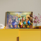 Quadro Decorativo Conceito Vilarejo Com Moldura E Vidro Doura