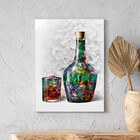 Quadro Decorativo Conceito Wisky Colorful - 200x120 Cm