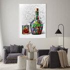 Quadro Decorativo Conceito Wisky Colorful - 200x120 Cm