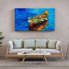 Quadro Decorativo Conceito Yellow Boat - 90x60 Cm
