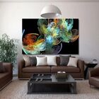 Quadro Decorativo Conceitual Abstrato Color Mix - 150x80cm