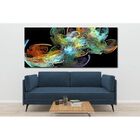 Quadro Decorativo Conceitual Abstrato Color Mix - 150x80cm