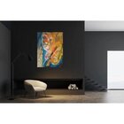 Quadro Decorativo Conceitual Abstrato Forma - 90x60cm