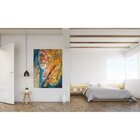 Quadro Decorativo Conceitual Abstrato Forma - 90x60cm