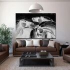 Quadro Decorativo Conceitual Abstrato Ghost Horses - 120x60cm