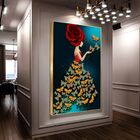 Quadro Decorativo Conceitual Butterfly Mistress Com Moldura D