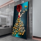 Quadro Decorativo Conceitual Butterfly Mistress Com Moldura M