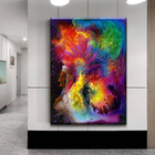 Quadro Decorativo Conceitual Cacique Psicodélico - 120x80 Cm