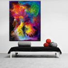 Quadro Decorativo Conceitual Cacique Psicodélico - 120x80 Cm