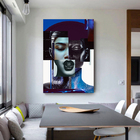 Quadro Decorativo Conceitual Composiçao De Faces Fashion - 15