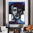 Quadro Decorativo Conceitual Composiçao De Faces Fashion - 18