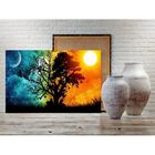 Quadro Decorativo Conceitual Dark And Light - 180x100cm