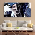 Quadro Decorativo Conceitual Duas Faces Fashionistas - 180x12