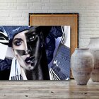 Quadro Decorativo Conceitual Duas Faces Fashionistas - 200x10