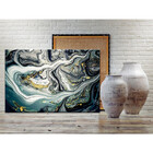 Quadro Decorativo Conceitual Golden Dust - 90x60cm