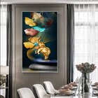 Quadro Decorativo Conceitual Ilusion Com Moldura Prata 150x80