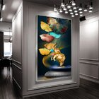 Quadro Decorativo Conceitual Ilusion Com Moldura Prata 200x100