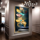 Quadro Decorativo Conceitual Ilusion Com Moldura Prata E Vidr