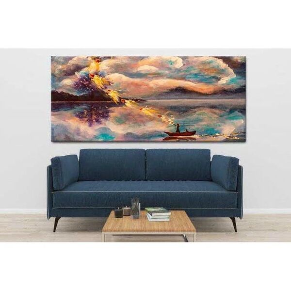 Quadro Decorativo Conceitual Paisagem Terra Das Fadas - 180x1