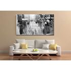 Quadro Decorativo Conceitual People Black Background - 120x60