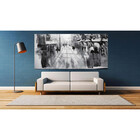 Quadro Decorativo Conceitual People Black Background - 120x60