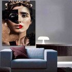 Quadro Decorativo Conceitual Princess Fashion Face - 200x135