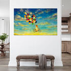 Quadro Decorativo Conceitual Riding A Dream - 180x135 Cm