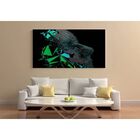 Quadro Decorativo Conceitual Rosto Minimalista - 200x100cm