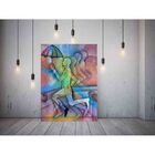 Quadro Decorativo Conceitual Running With Umbrella - 150x100cm