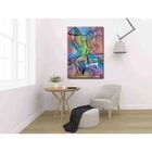 Quadro Decorativo Conceitual Running With Umbrella - 150x100cm