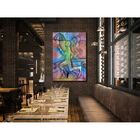 Quadro Decorativo Conceitual Running With Umbrella - 150x100cm