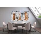 Quadro Decorativo Conceitual Tríplice Europeia Invertida - 10