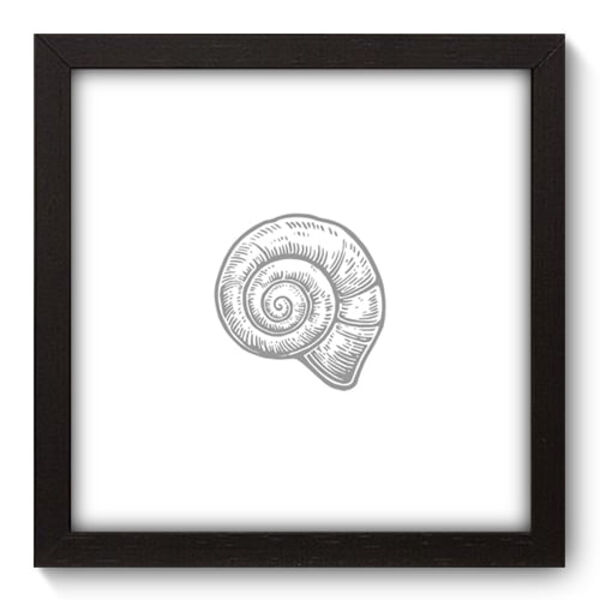 Quadro Decorativo - Concha - 22cm X 22cm - 063qdkp