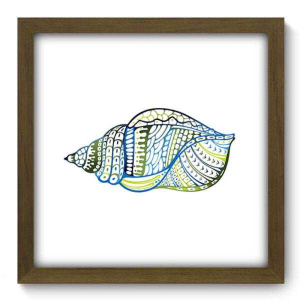 Quadro Decorativo - Concha - 33cm X 33cm - 066qdkm