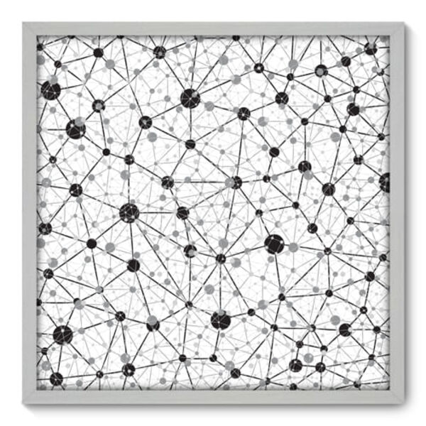 Quadro Decorativo - Conexão - 70cm X 70cm - 079qnadb