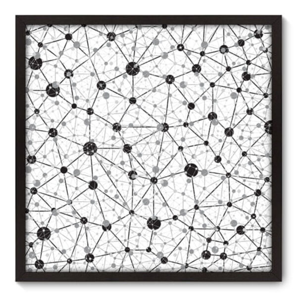 Quadro Decorativo - Conexão - 70cm X 70cm - 079qnadp