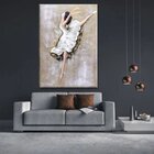 Quadro Decorativo Contemporâneo Ballet Dancer In White Dress