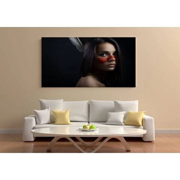 Quadro Decorativo Contemporâneo Conceito Aborígene - 180x100cm