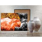 Quadro Decorativo Contemporâneo Conceitual Girl In Flames - 1